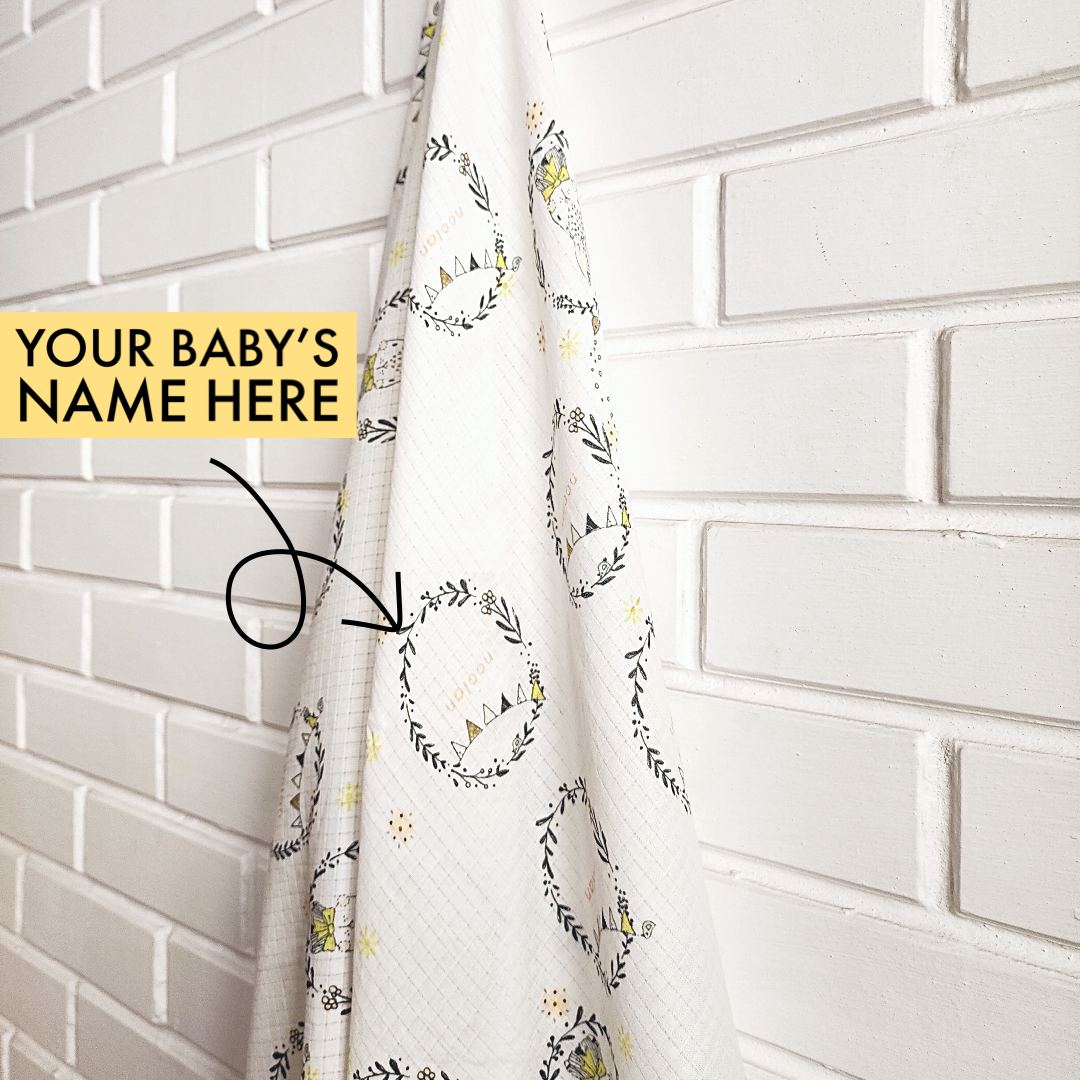 Rabbit Personalised Swaddle