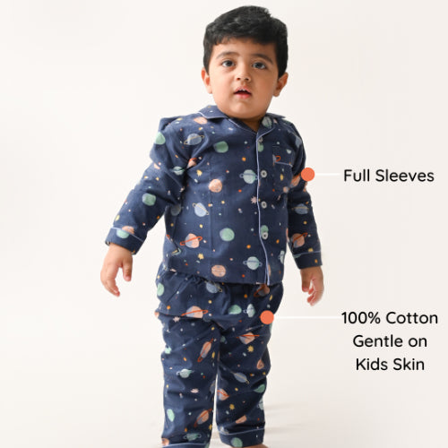 Space Night Suit (Full Sleeves)