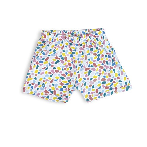 Rainbow Terazzo Nightsuit Shorts Set