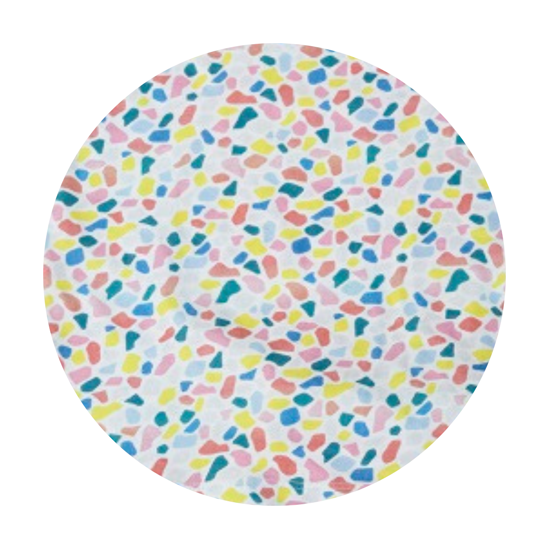 Rainbow Terazzo Nightsuit Shorts Set