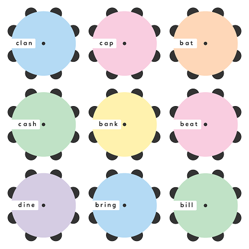 Vellom Word Families (Rhyming Words) - Combo Pack (3 Sets)