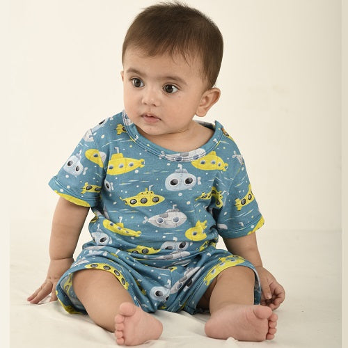 Up Periscope Nightsuit Shorts Set