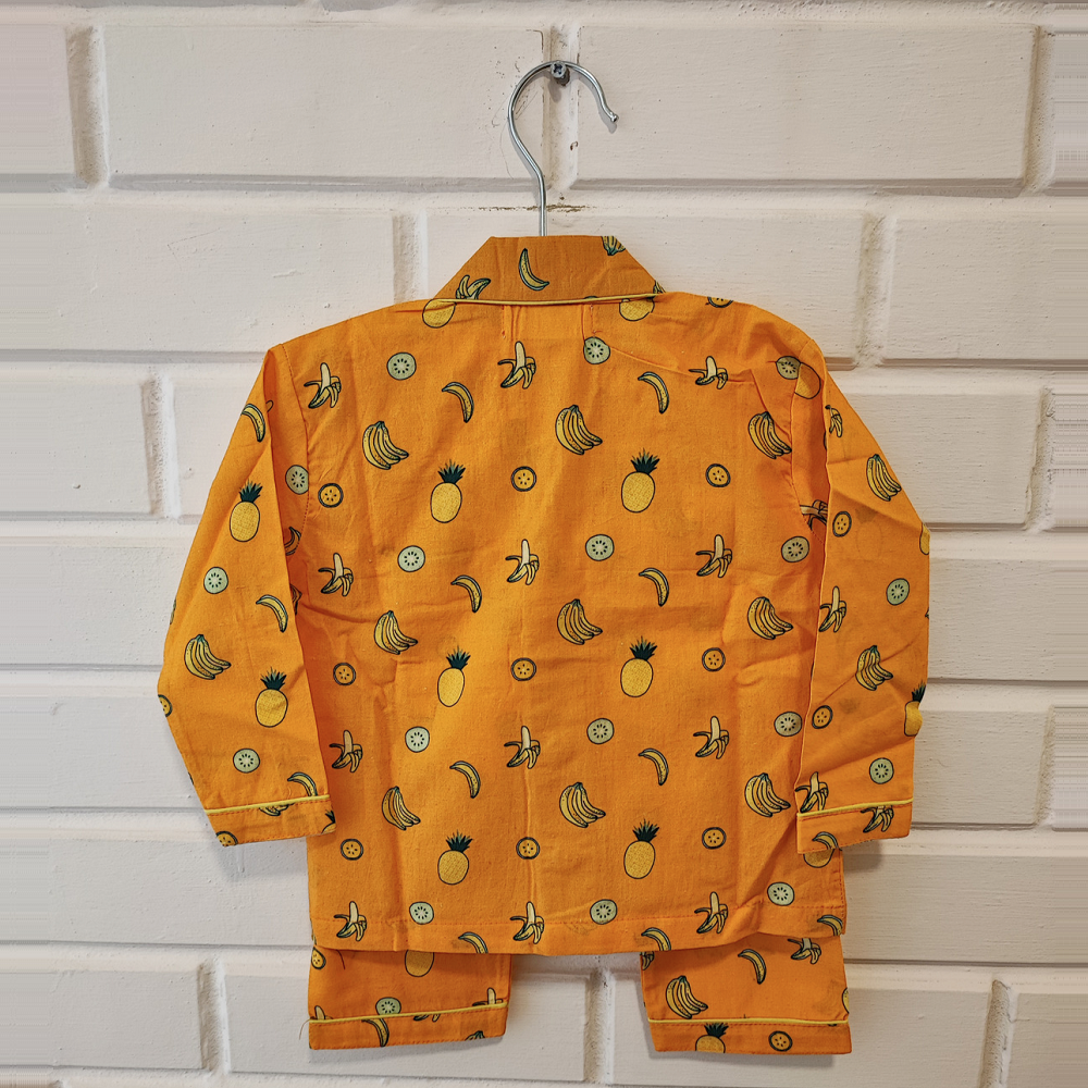 Tropical Fruits Night Suit (Full Sleeves)