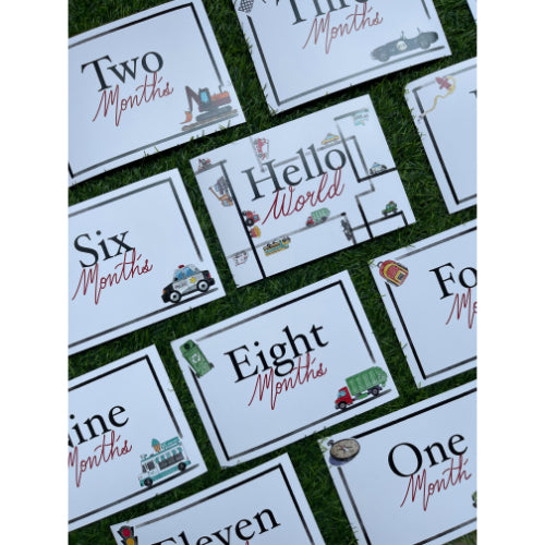 Milestone Cards | Car Theme