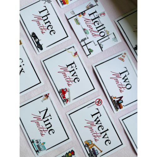 Milestone Cards | Car Theme