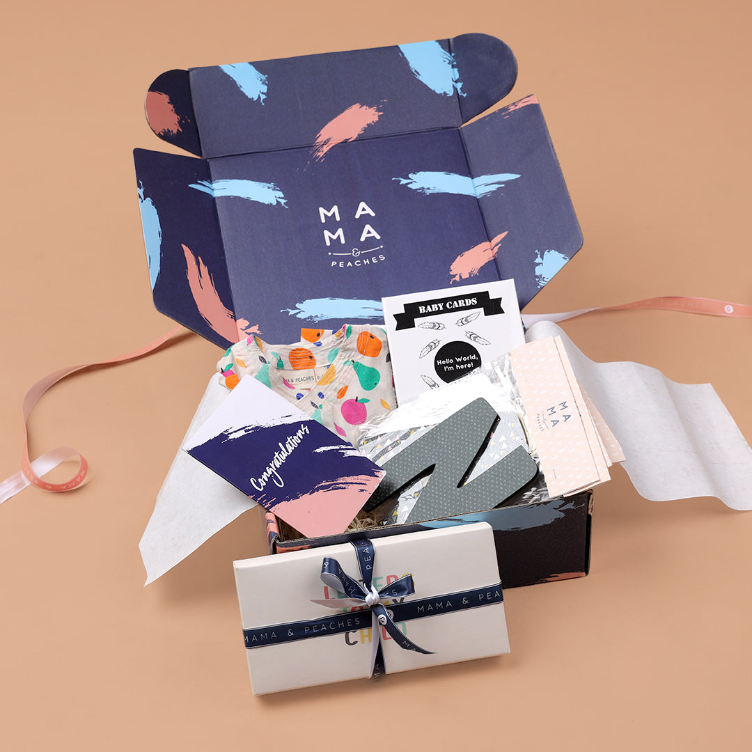 Baby Gift Set – Newborn Baby Gifts Include Baby Clothes, Muslin Cloths,  Cute Blue Teddy Bear and Hanging Plaque : Buy Online at Best Price in KSA -  Souq is now Amazon.sa: