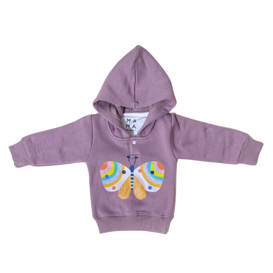 Mauve Butterfly Sweatshirt