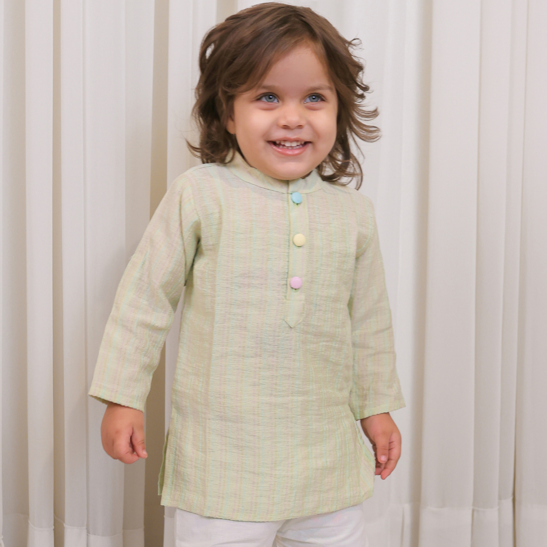 Pear Stripes Kurta Set