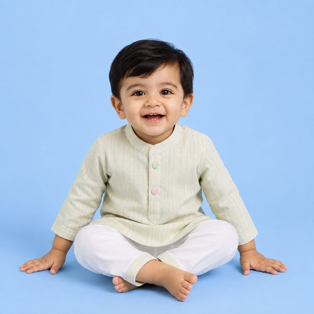 Pear Stripes Kurta Set