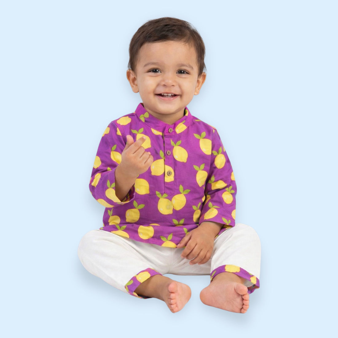 Lemony Lemons Kurta Set