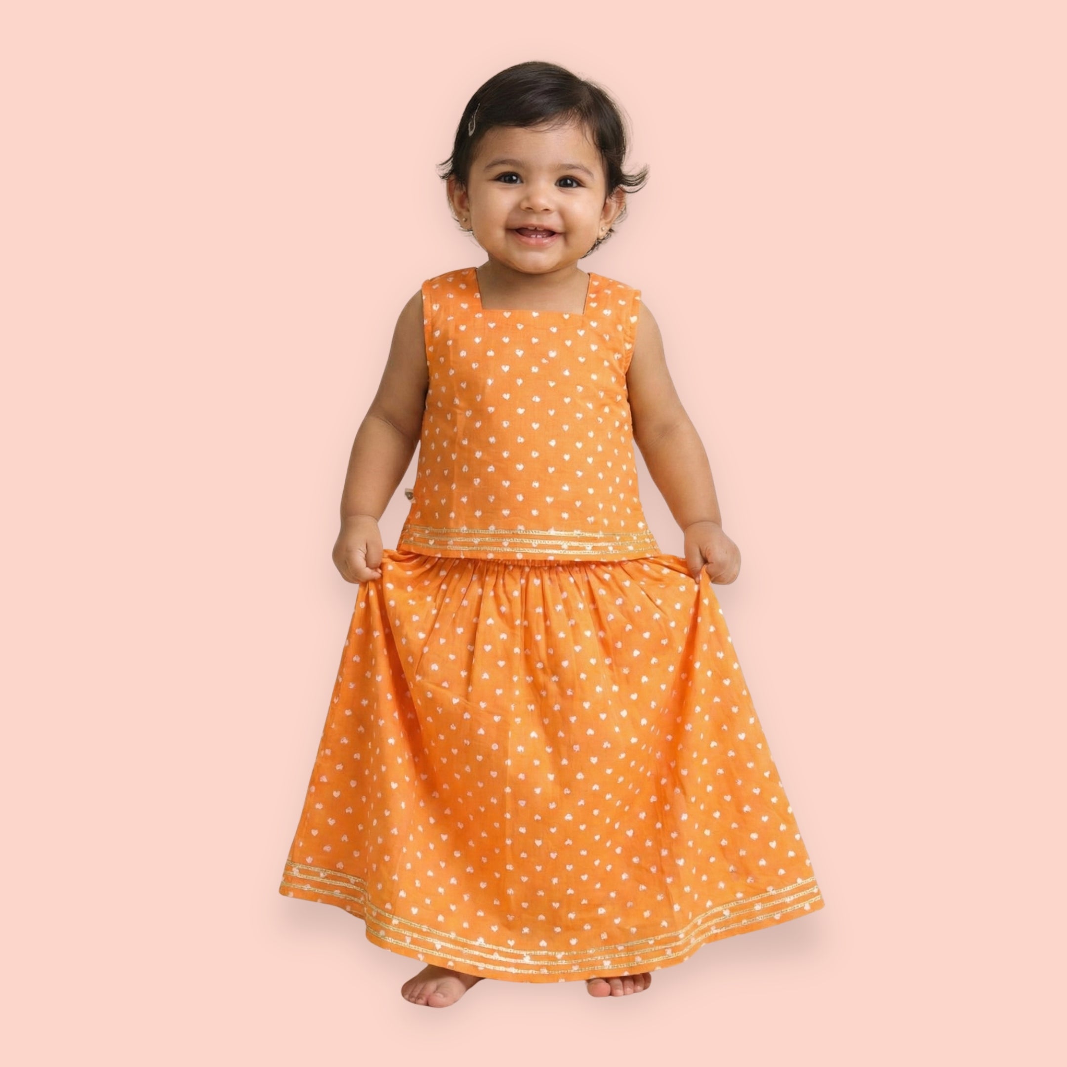 Hearts Lehenga Set
