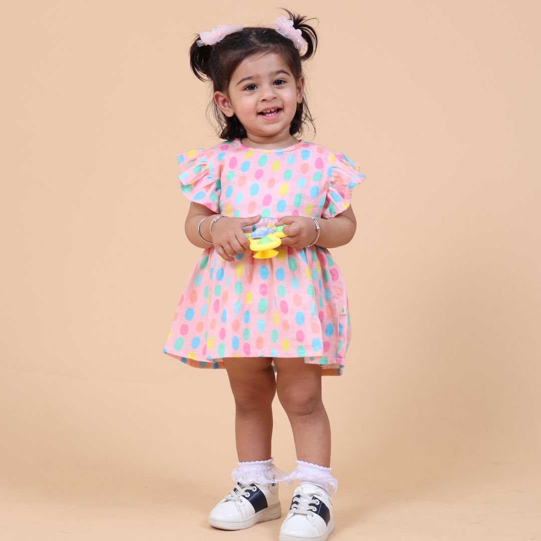 Polka Dot Muslin Dress