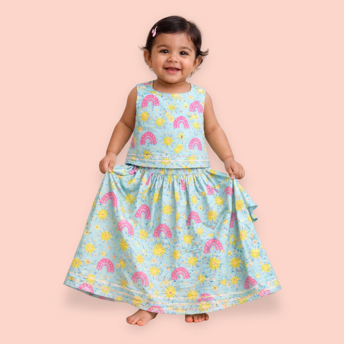 Fireworks &amp; Rainbows Lehenga Set