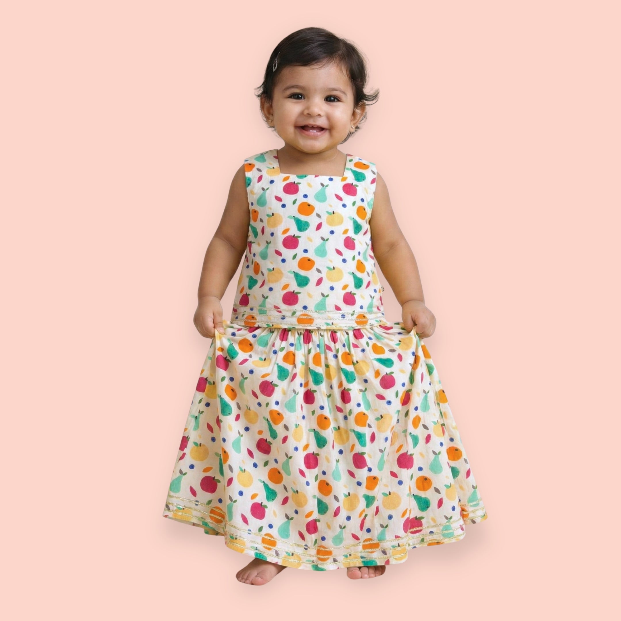 Tropical Fruits Lehenga Set