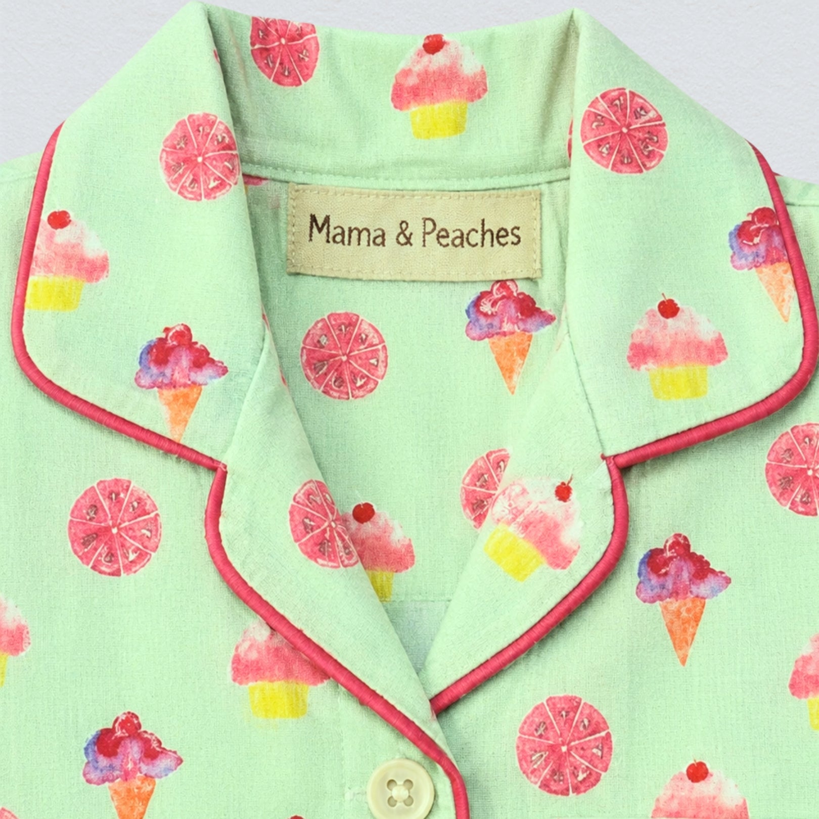 Ice Creams &amp; Cupcakes Full Sleeves Night Suit