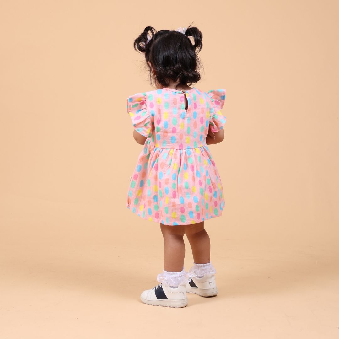 Polka Dot Muslin Dress