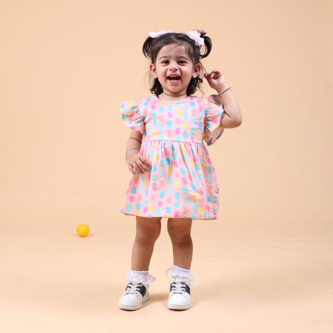 Polka Dot Muslin Dress