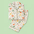 Dancing Dinosaur Full Sleeves Night Suit for kids, featuring a playful dinosaur print on blue fabric.