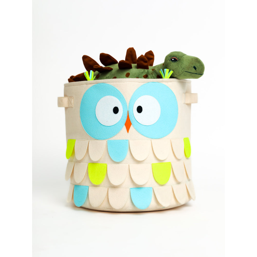 Owl Round Basket