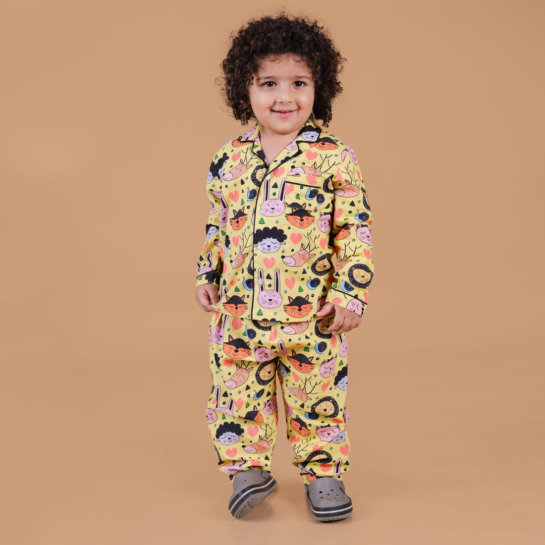 Sleepy Animals Full Sleeve Night Suit