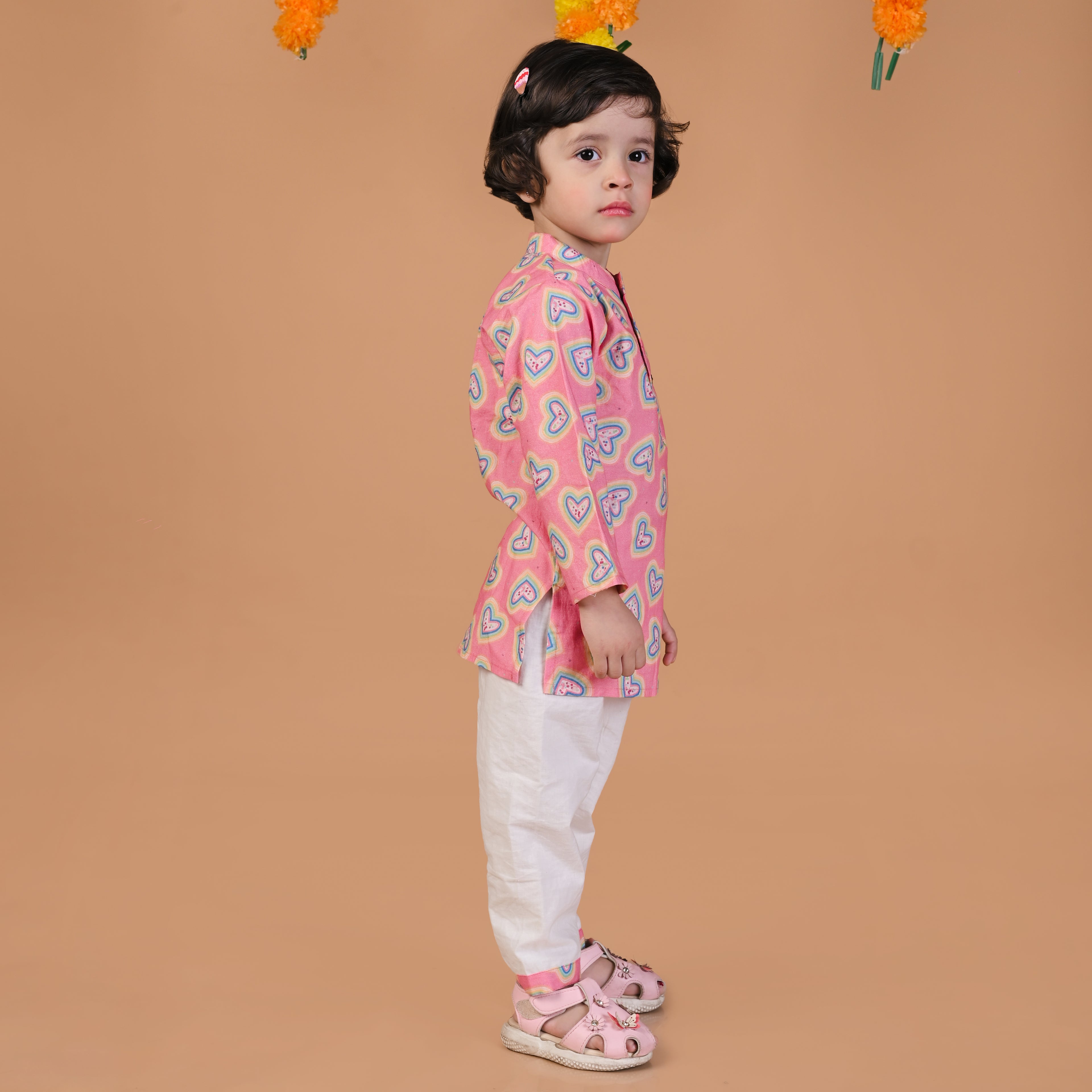 Vibrant Hearts Kurta Set