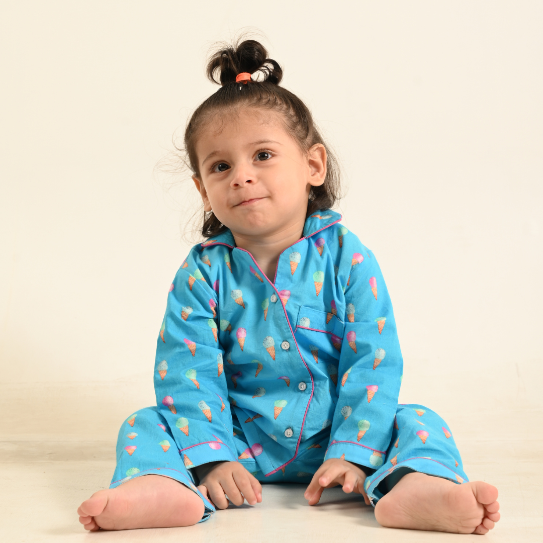 Ice cream Dreams Full Sleeves Night Suit