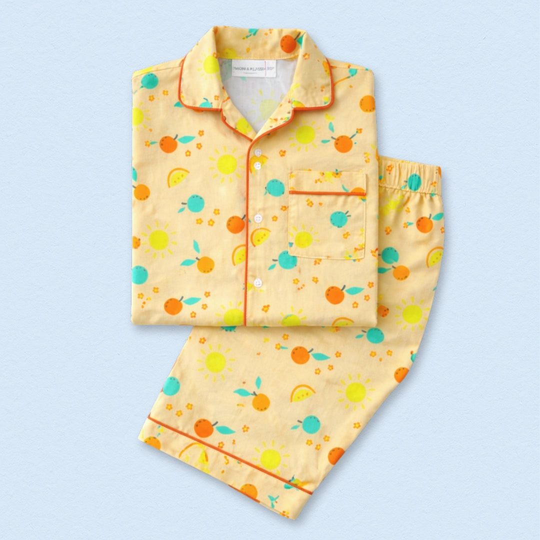 Summer Time Full Sleeves Night Suit