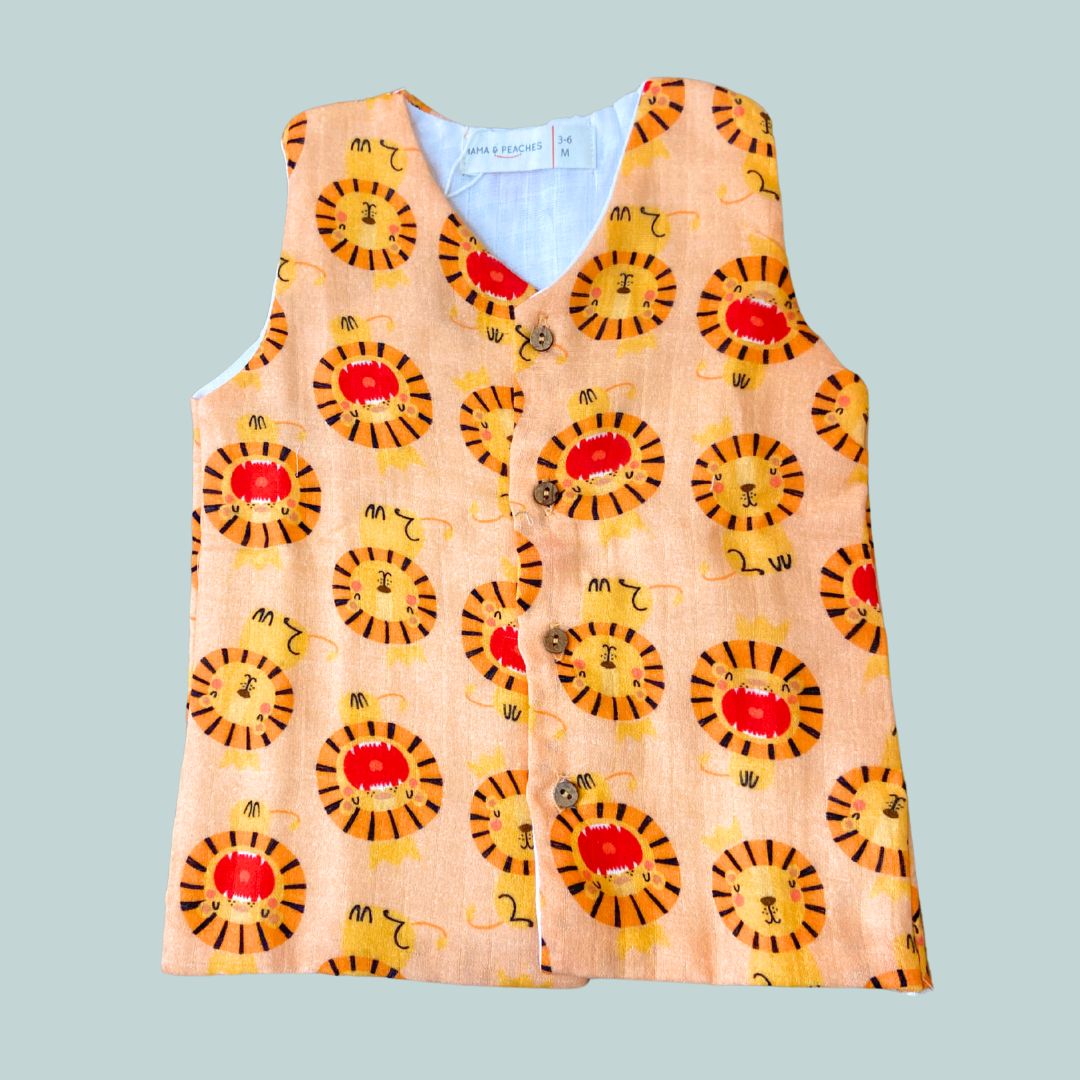 Lion King Muslin Vest