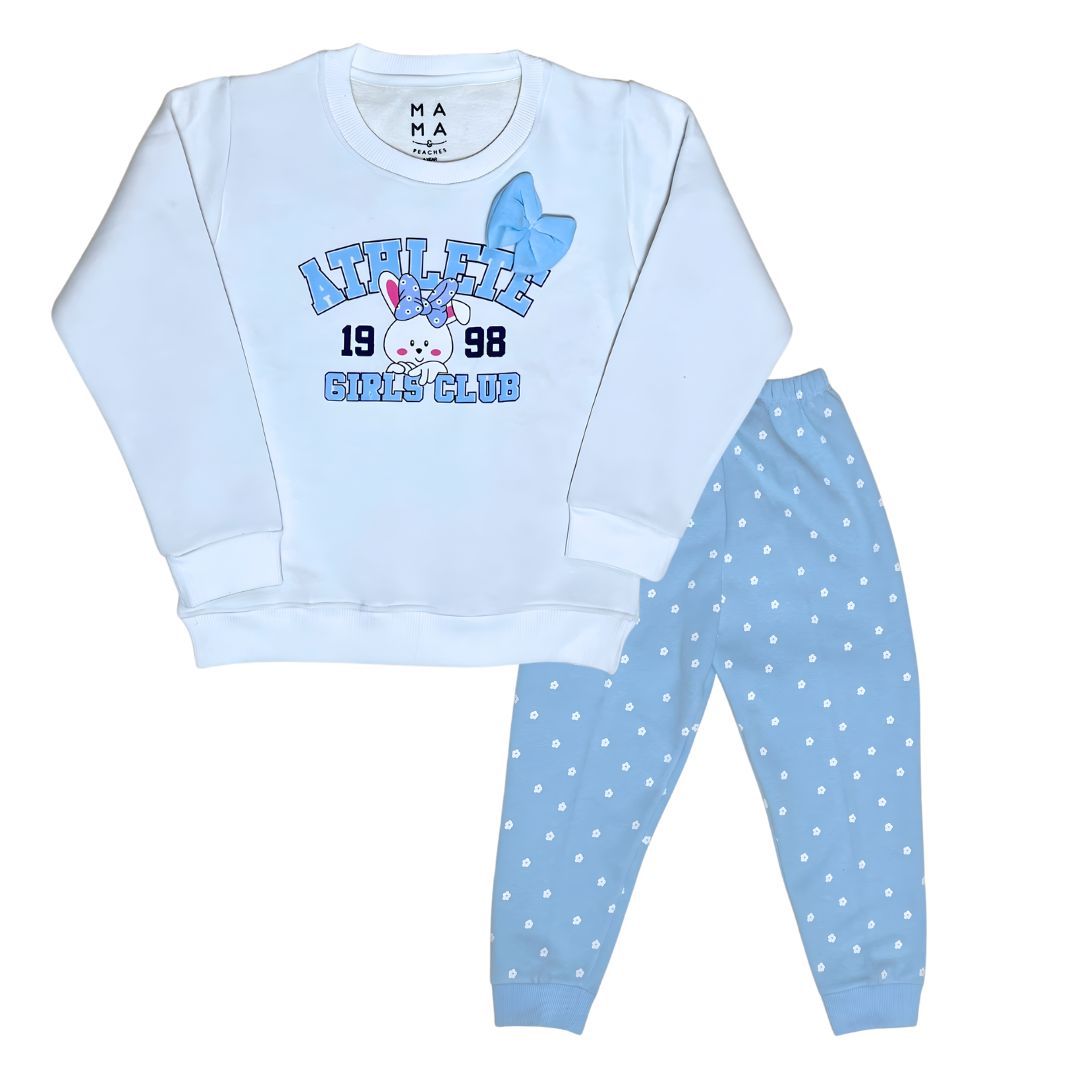 Cute Bow Winter Co-ord Set