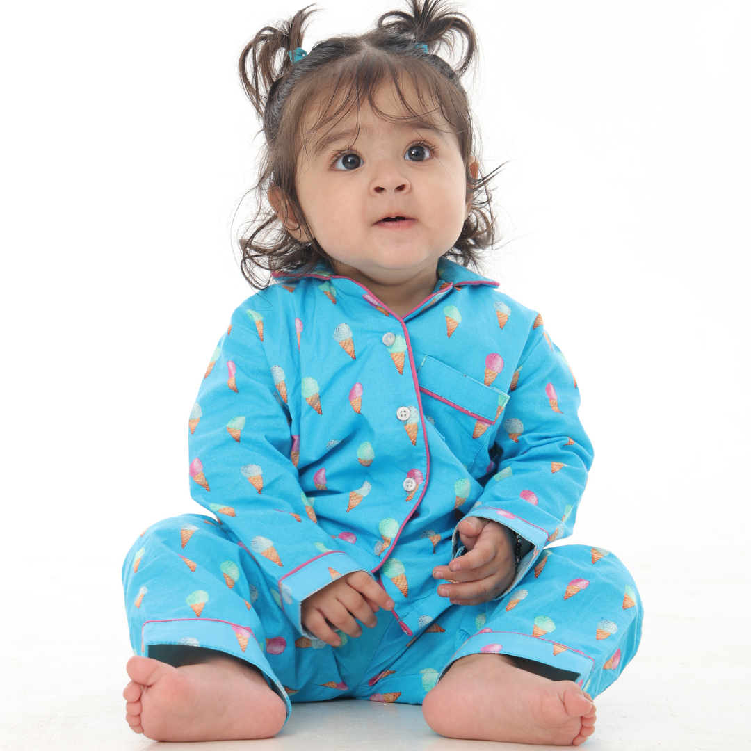 Ice cream Dreams Full Sleeves Night Suit