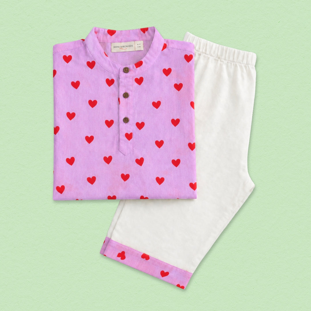 Love Cotton Kurta Set
