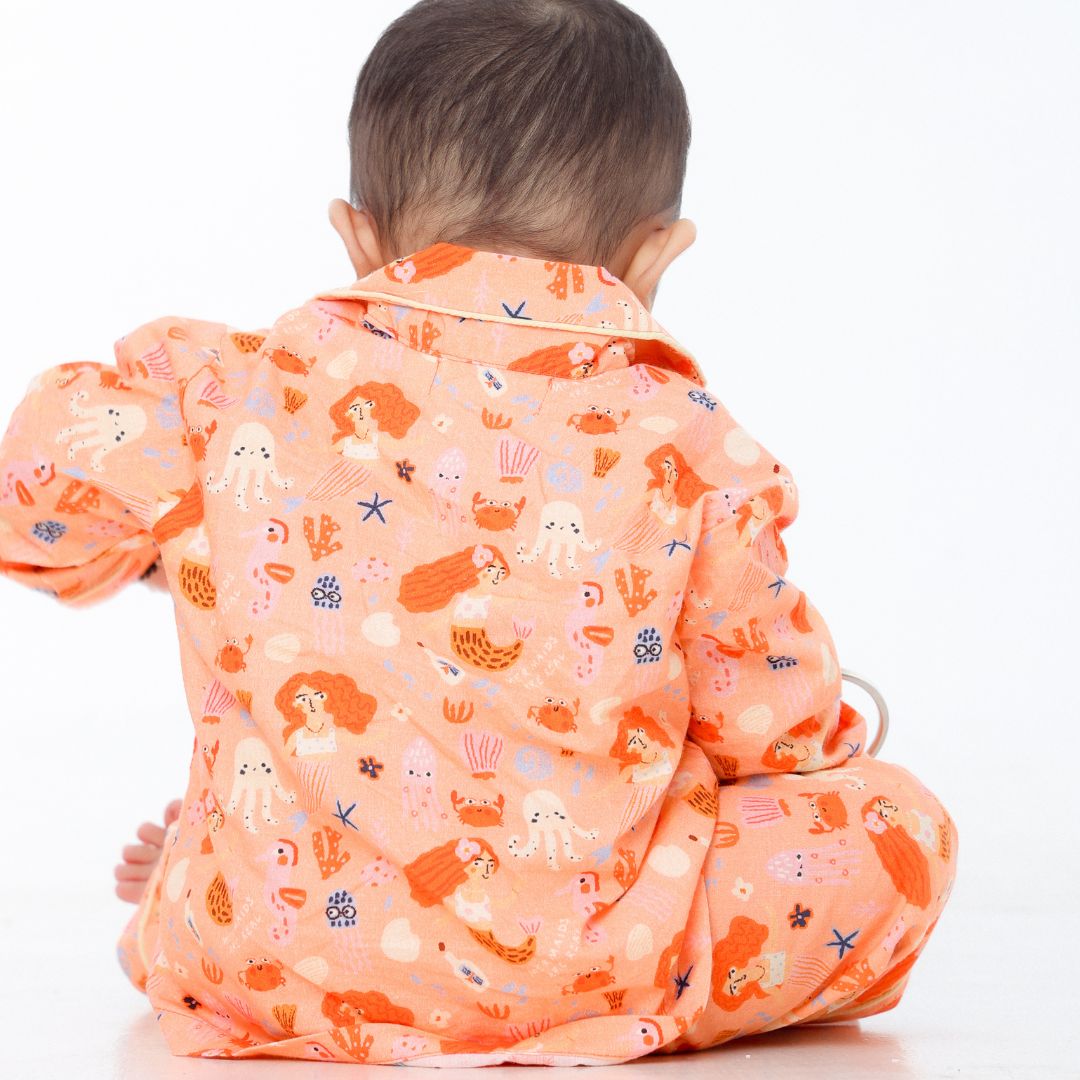 Sealife Full Sleeves Night Suit