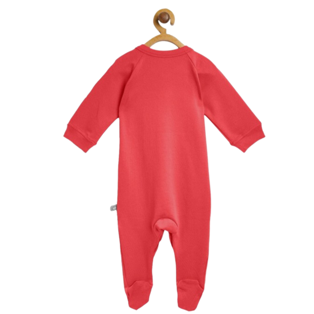 Unisex Kids Solid Cotton Sustainable Sleepsuit