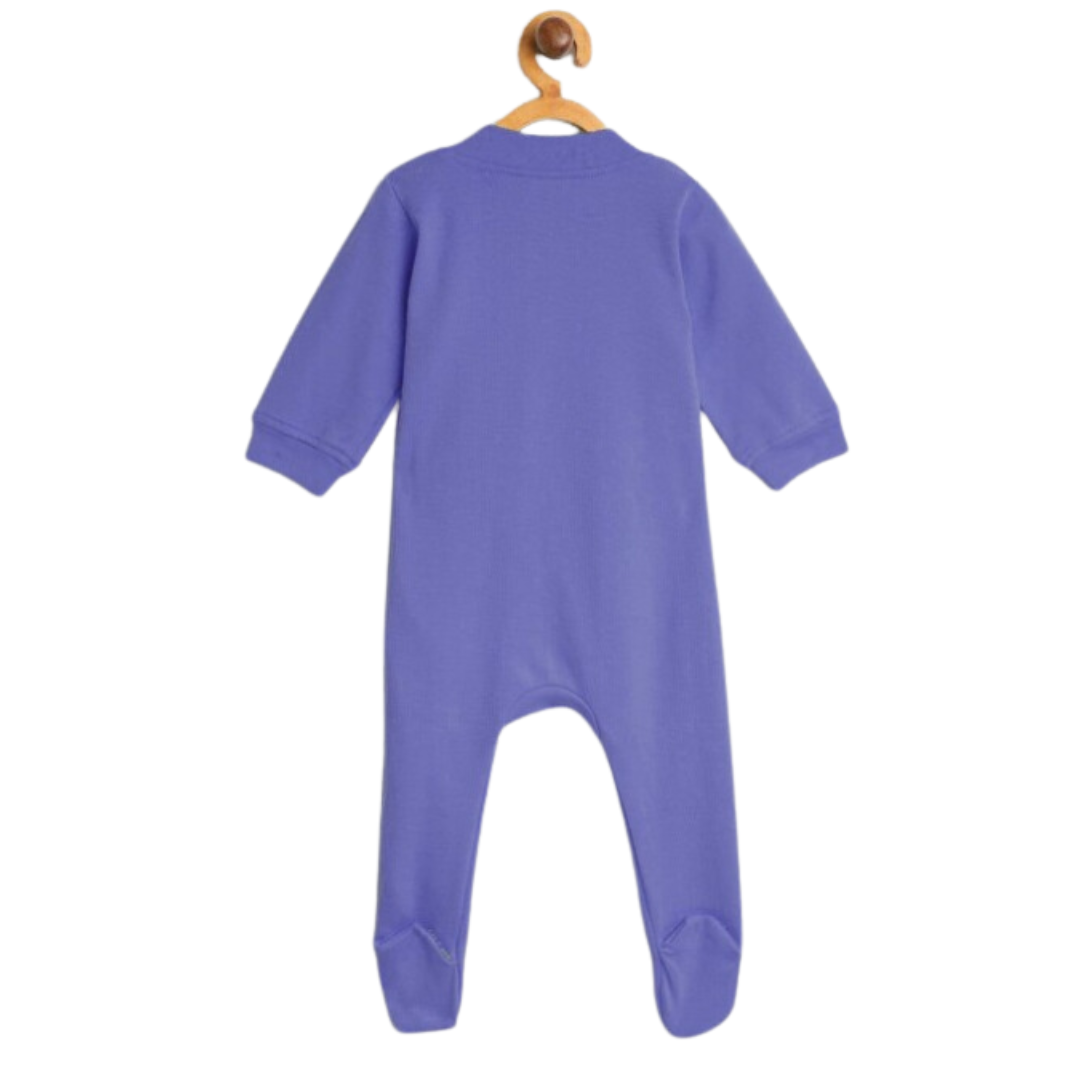 kids Unisex Purple apparel zip sleepsuit