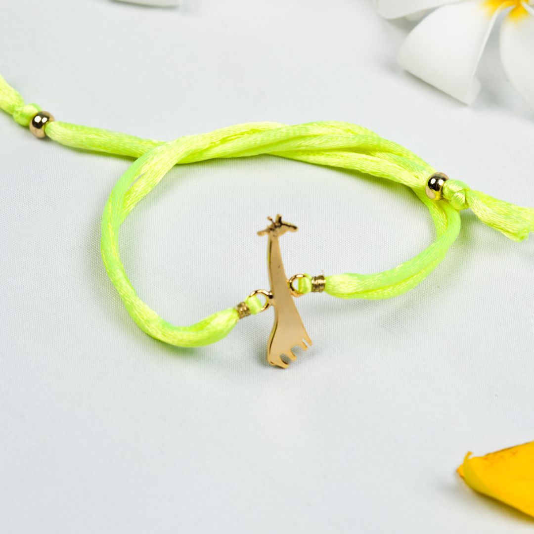 Giraffe Rakhi - Gold