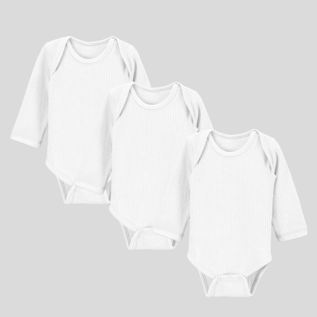 Pack Of 3 Thermal Rompers (NB - 2YRS)