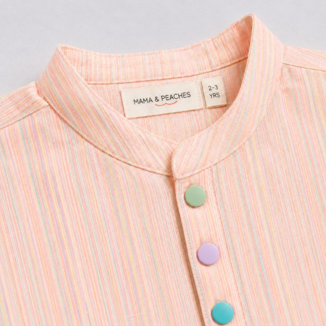Strawberry Stripes Kurta Set