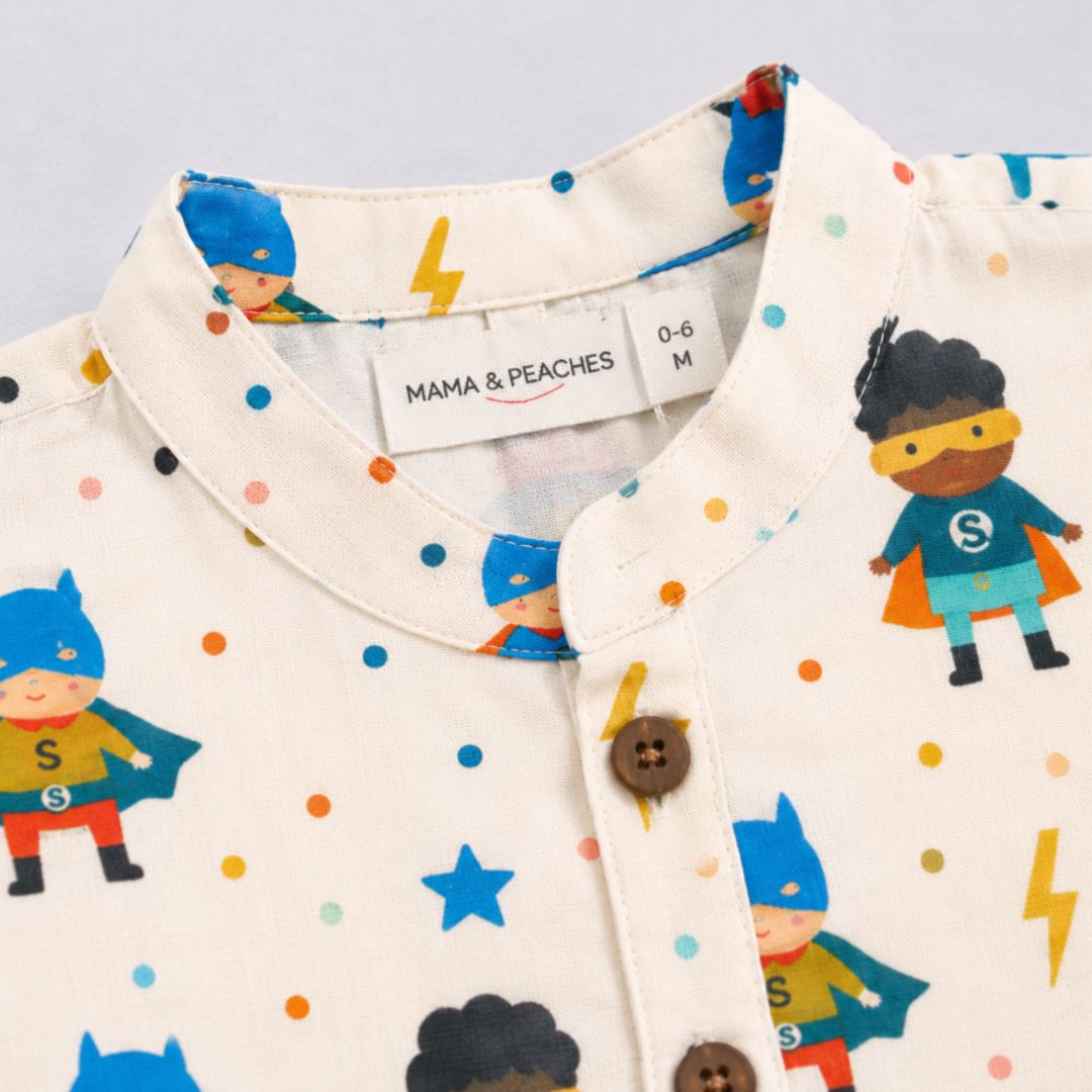 My Superhero Bhai Kurta Set