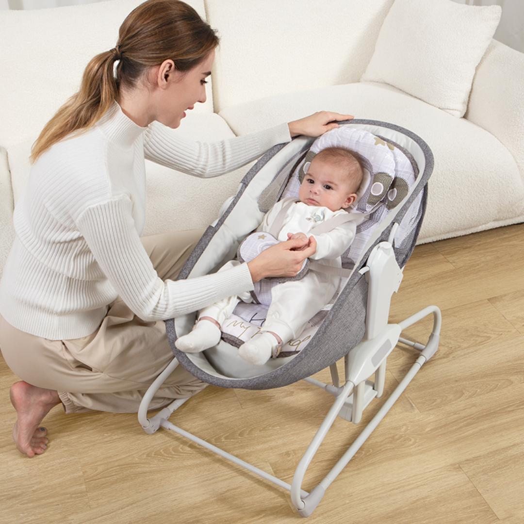 Mastela Bassinet 5in1 Swing &amp; Bassinet Grey Birth to 36 Months