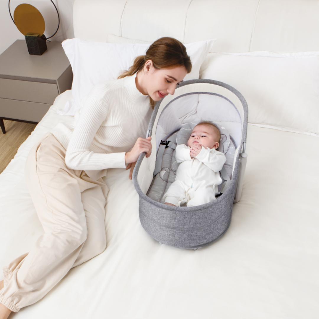 Mastela Bassinet 5in1 Swing &amp; Bassinet Lt. Grey Birth to 36 Months