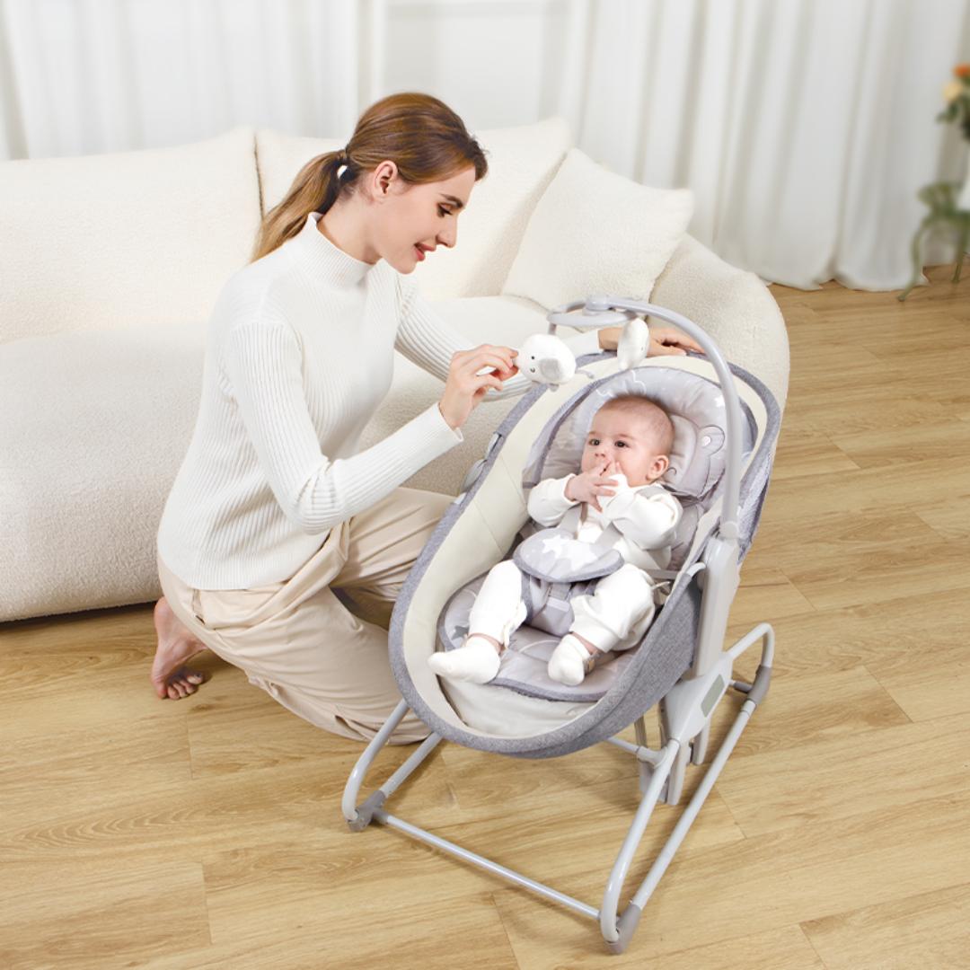 Mastela Bassinet 5in1 Swing &amp; Bassinet Lt. Grey Birth to 36 Months