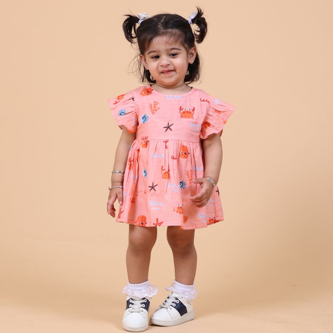 Crabs Muslin Dress