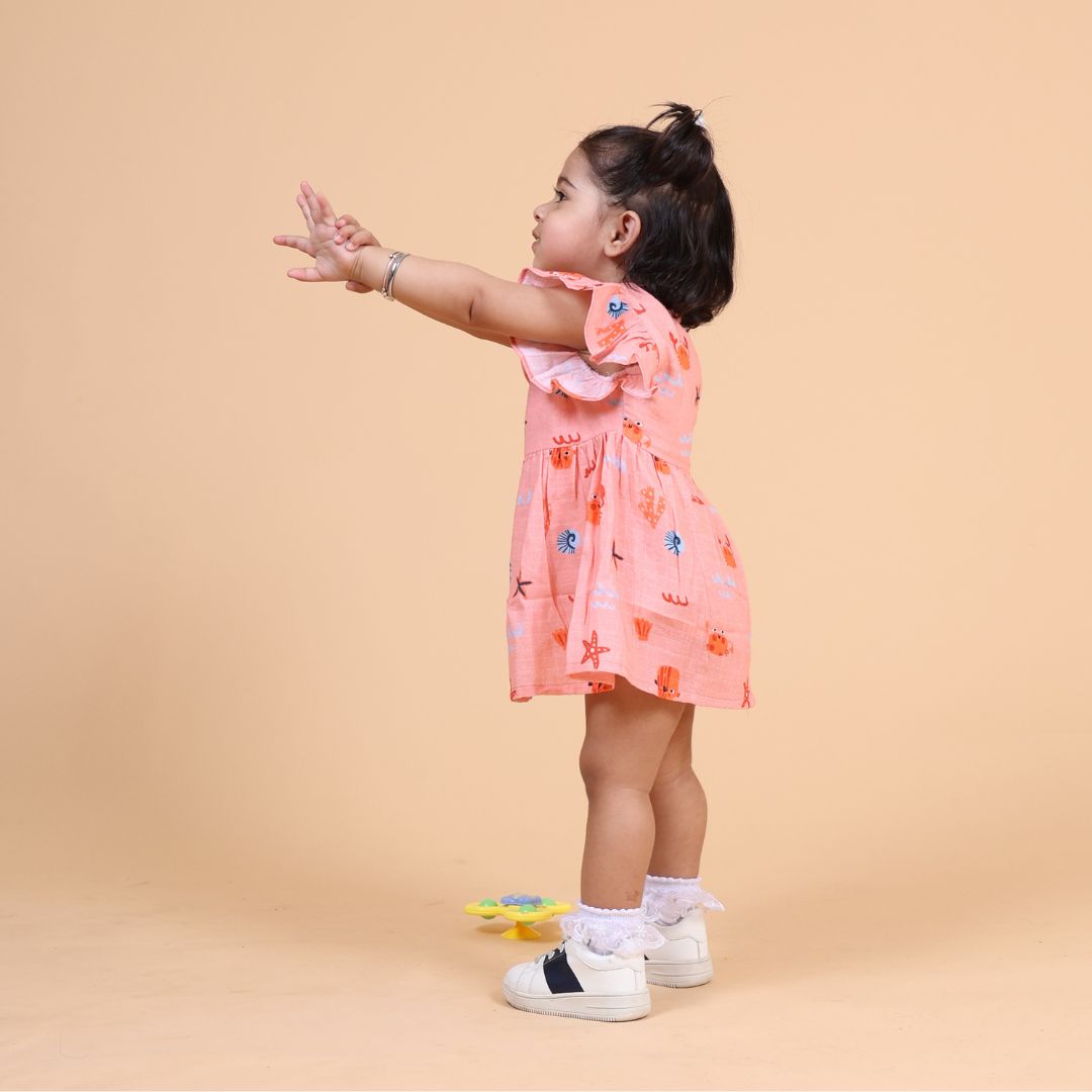 Crabs Muslin Dress