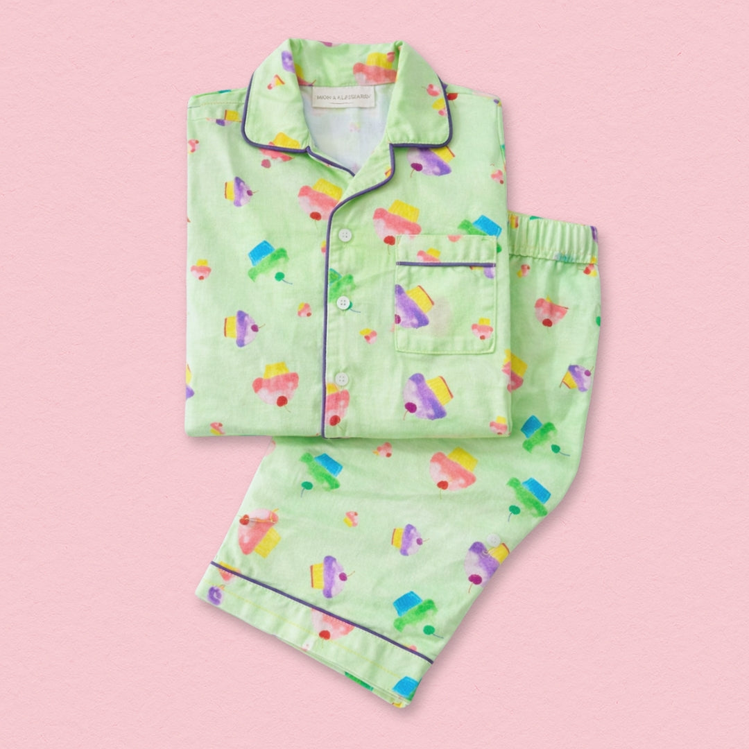 Cute Cupcakes Full Sleeves Night Suit