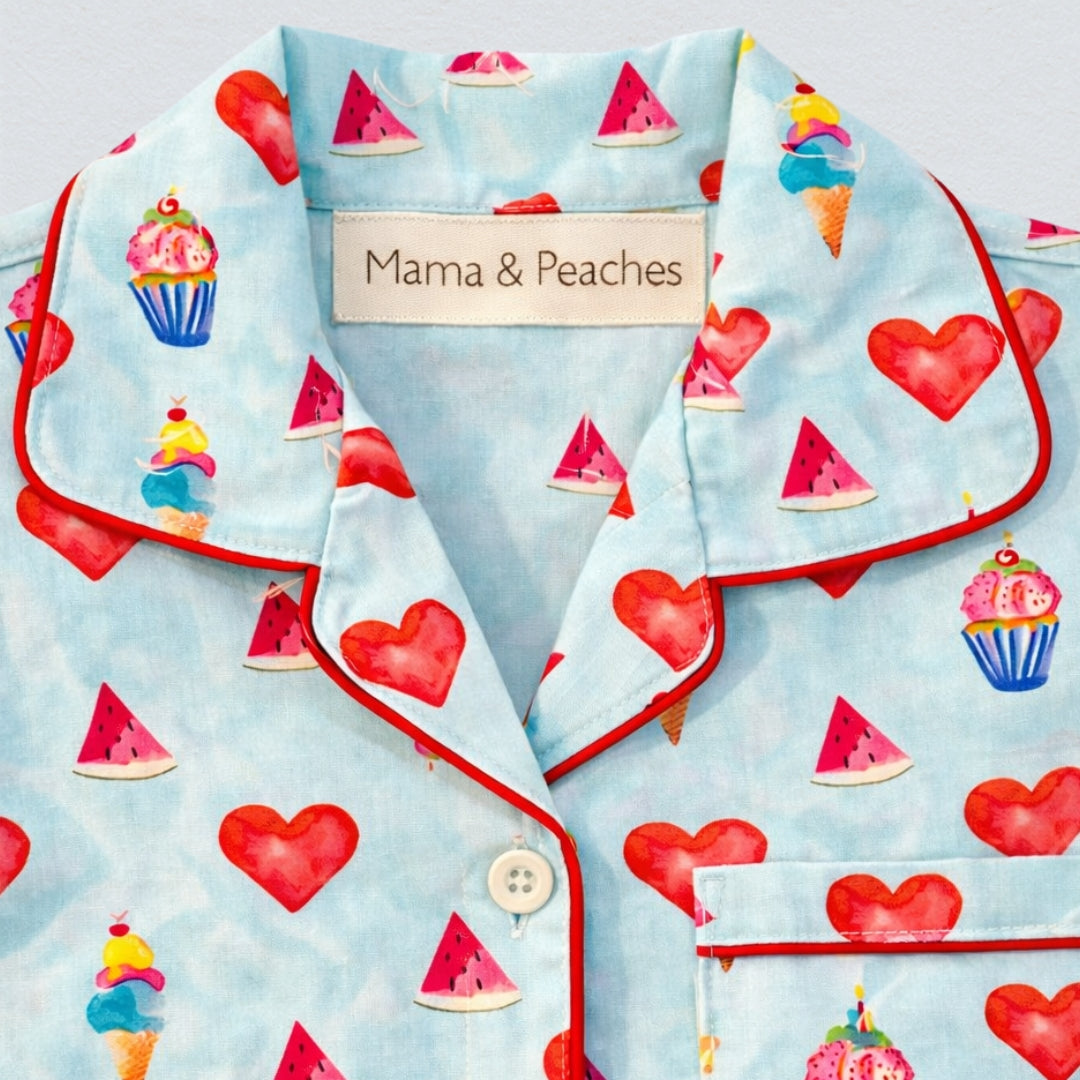 Cupcakes &amp; Dreams Full Sleeves Night Suit