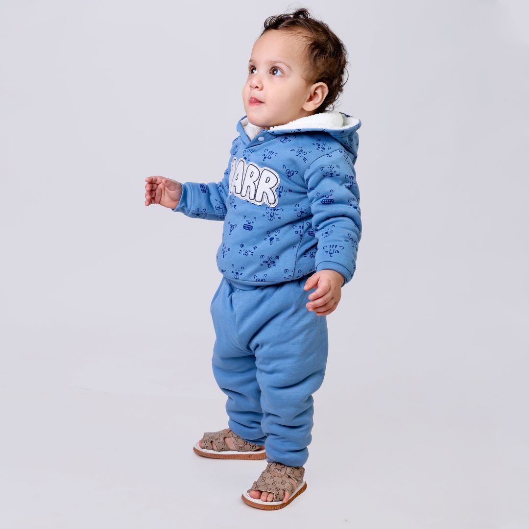 Roar Fleece Winter Co-Ord Set with Sherpa