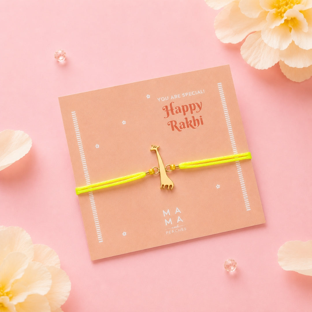 Giraffe Rakhi - Gold