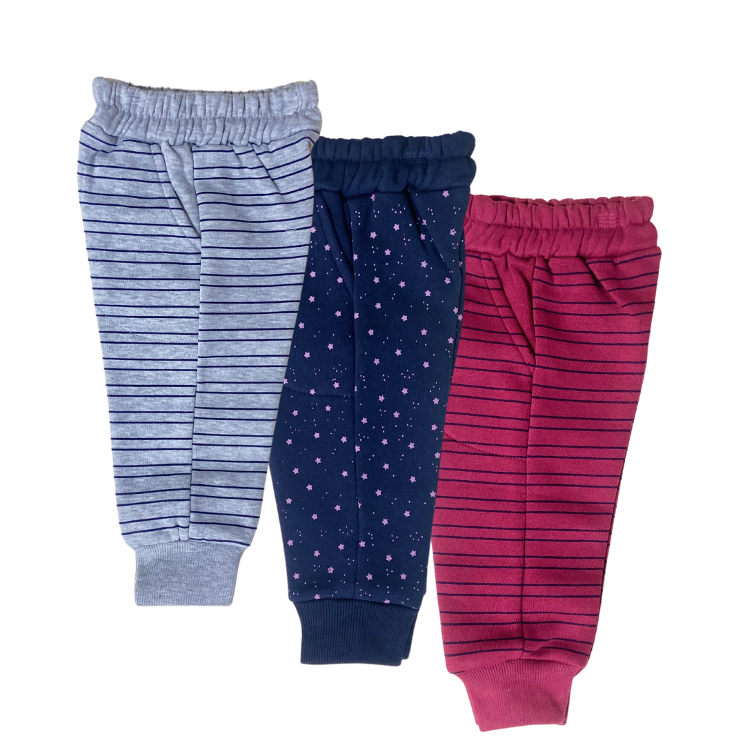 Winter Joggers - Bundle of 3 - 3-6m