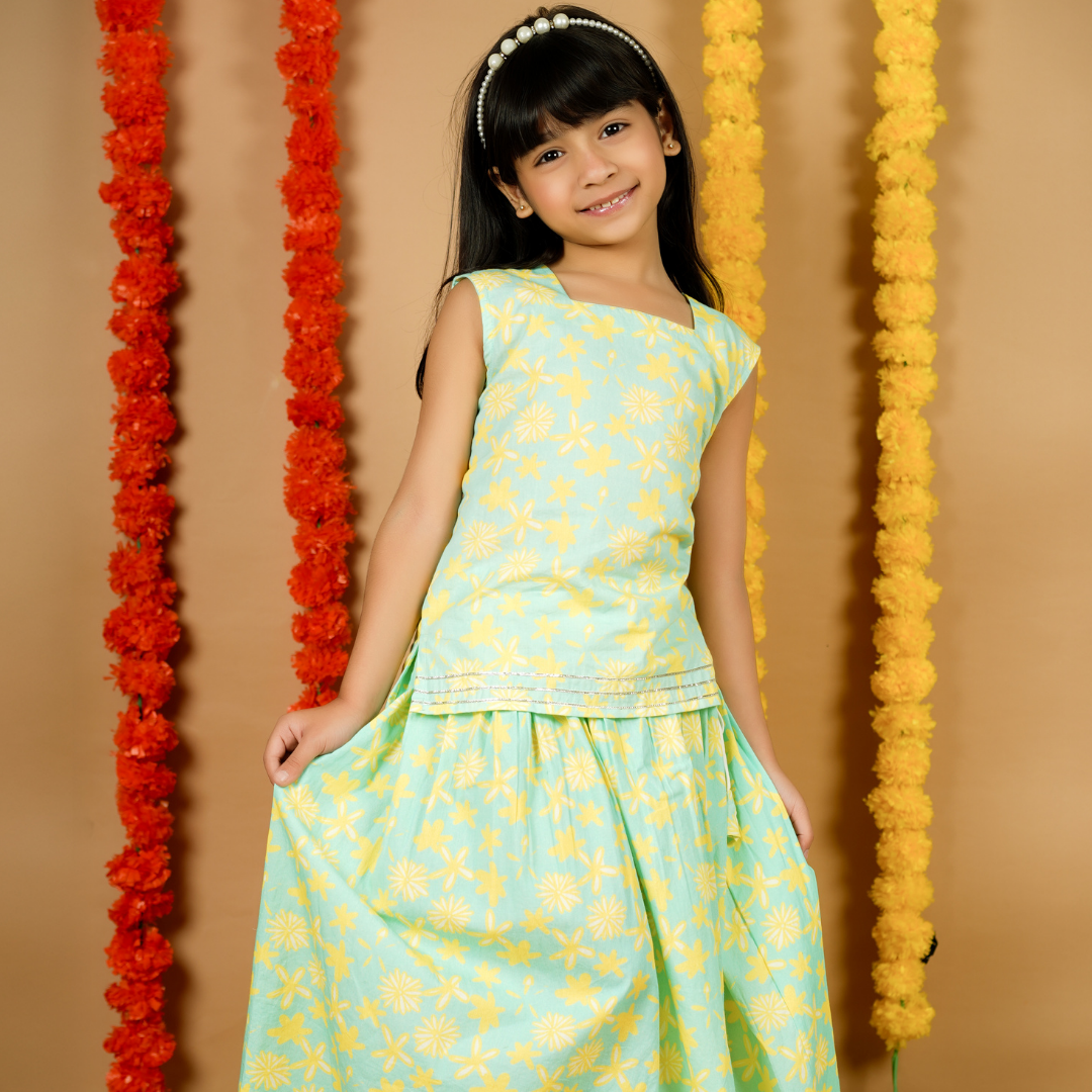 Summer Daisies Lehenga Set