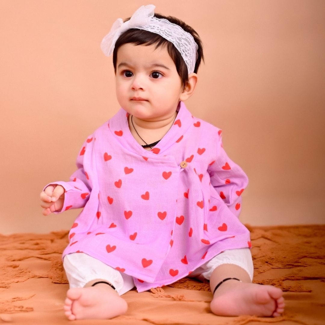 Love Muslin Angrakha Set